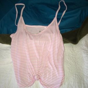 Tank top with stripes